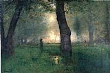 George Inness The Trout Brook painting